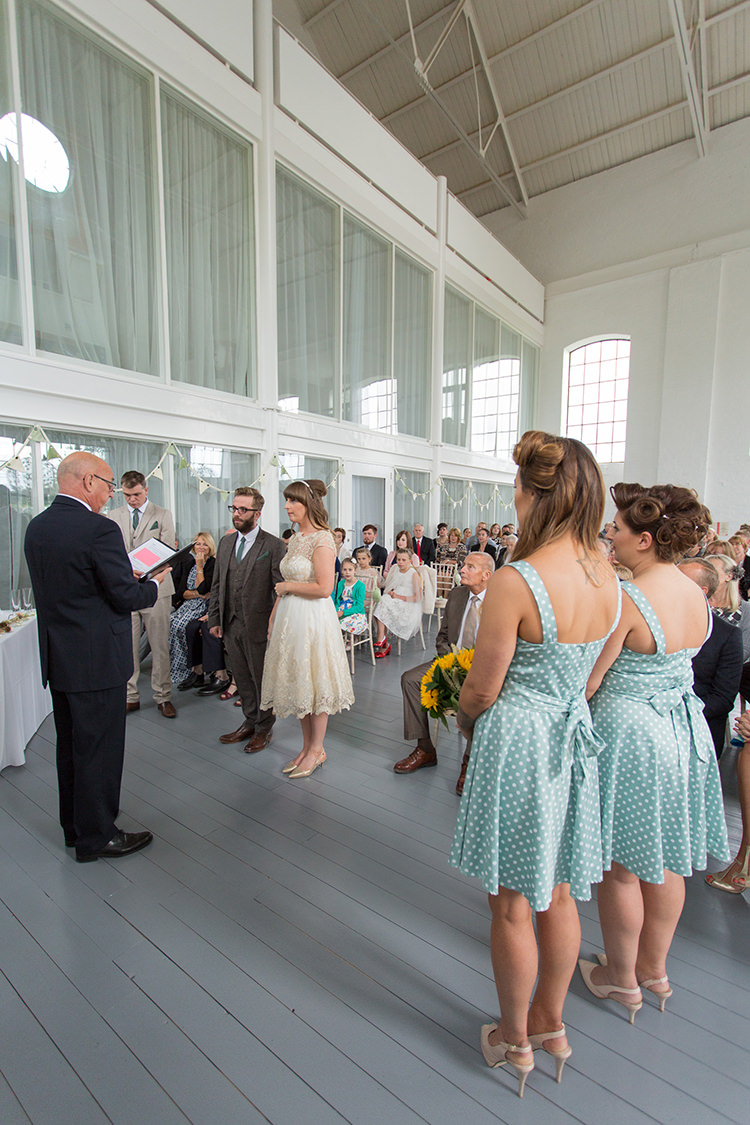 Sage Green & Cream Homemade Knitted Wedding http://www.lucyrosephotography.com/