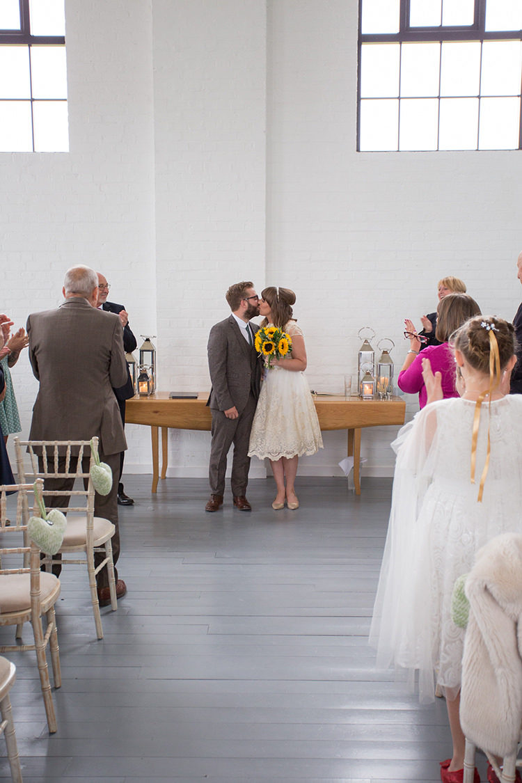 Sage Green & Cream Homemade Knitted Wedding http://www.lucyrosephotography.com/