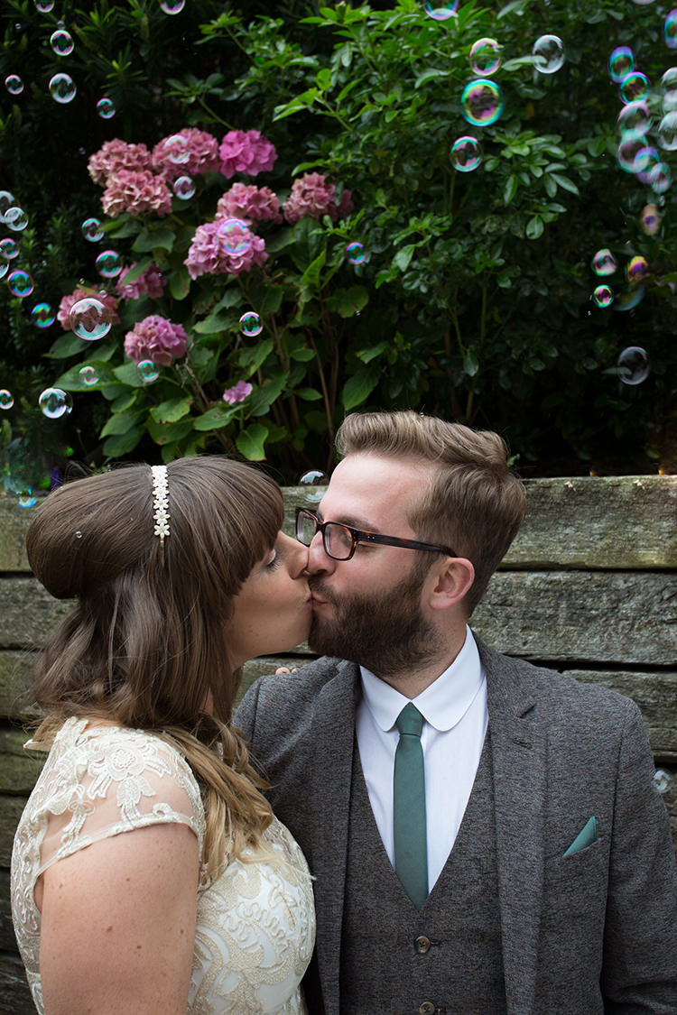 Sage Green & Cream Homemade Knitted Wedding http://www.lucyrosephotography.com/