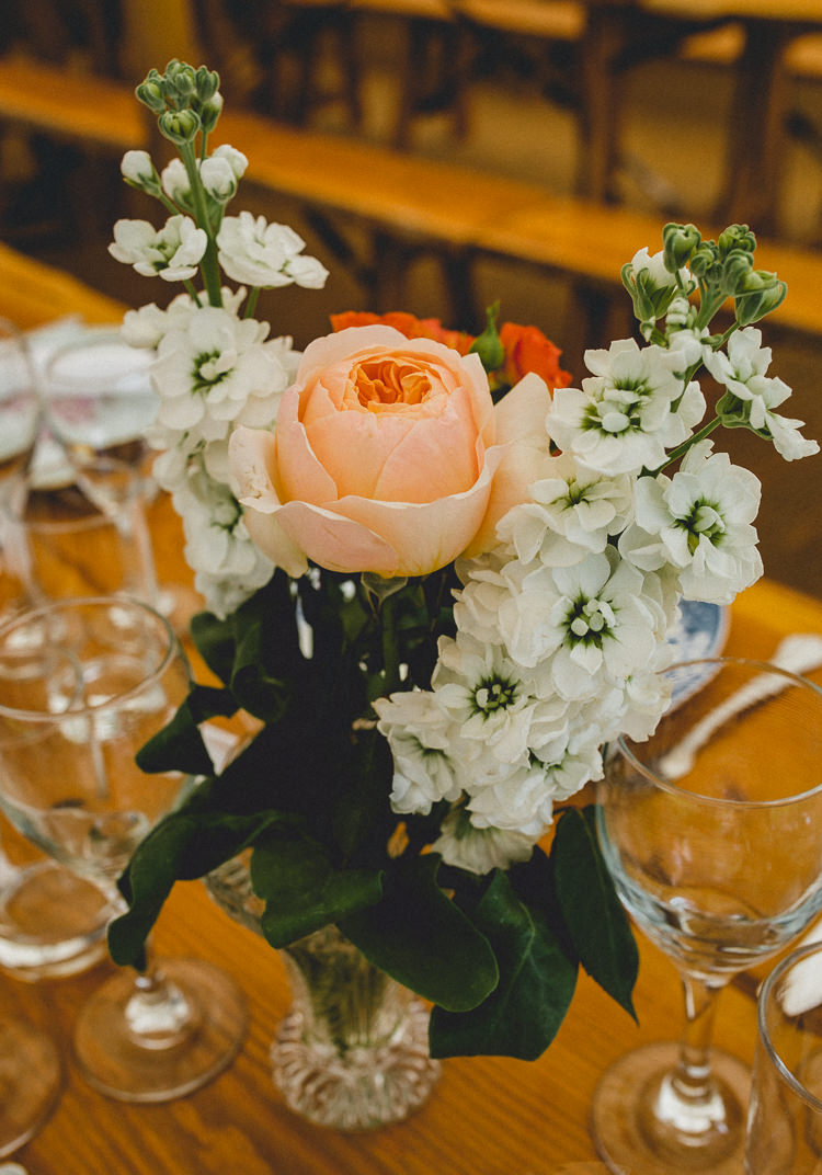 Stocks Roses Flowers Vase Centrepiece Country Crafty Colourful Weekend Party Wedding http://www.noeldeasington.com/ 