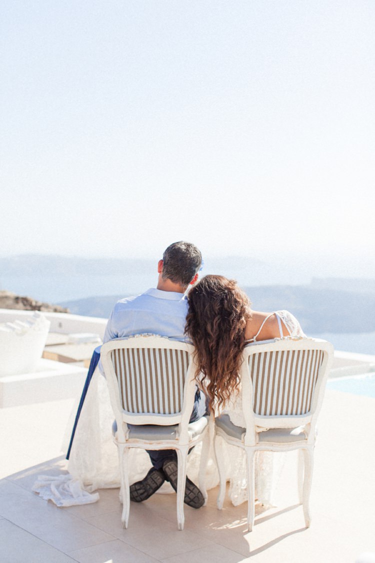 Bohemian Blue White Santorini Engagement http://www.robertafacchini.com/