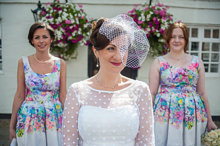 Birdcage Veil Bride Bridal Accessory Riverside DIY Colourful Wedding http://www.robfarrellphotography.uk/