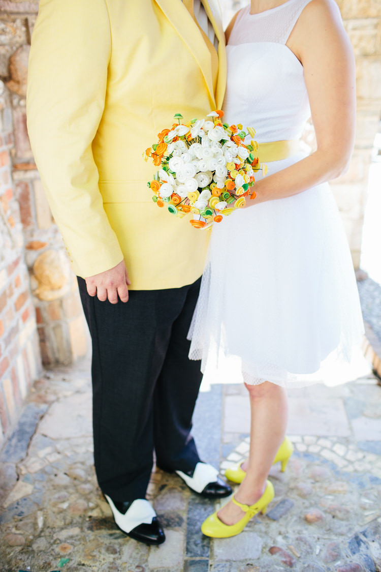 Alternative Colourful Theatre Wedding http://www.alexbeephoto.com/