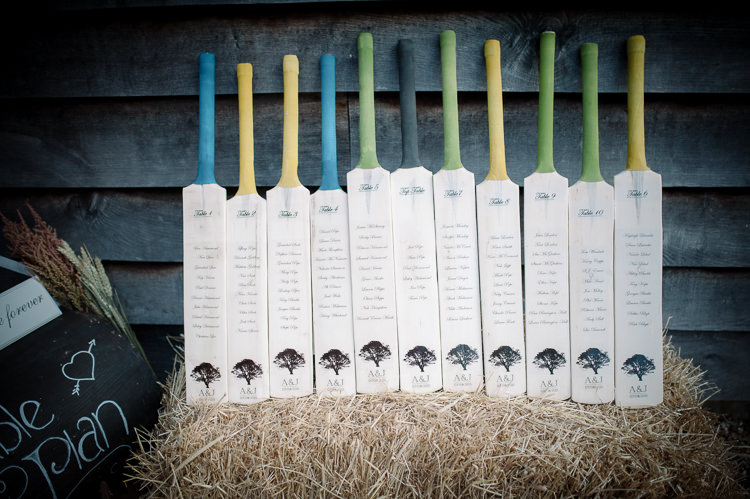 Table Seating Plan Chart Bat Pretty Pink Country Cricket Horse Wedding http://andrewbrannanphotography.co.uk/