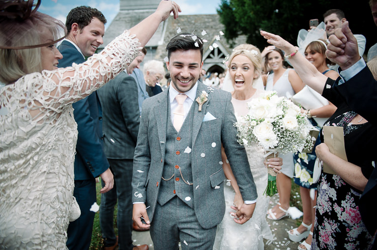 Confetti Throw Pretty Pink Country Cricket Horse Wedding http://andrewbrannanphotography.co.uk/