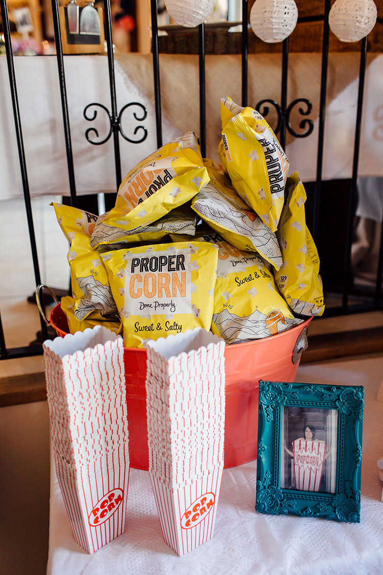 Popcorn Home Made Rustic Eclectic Wedding http://www.frecklephotography.co.uk/