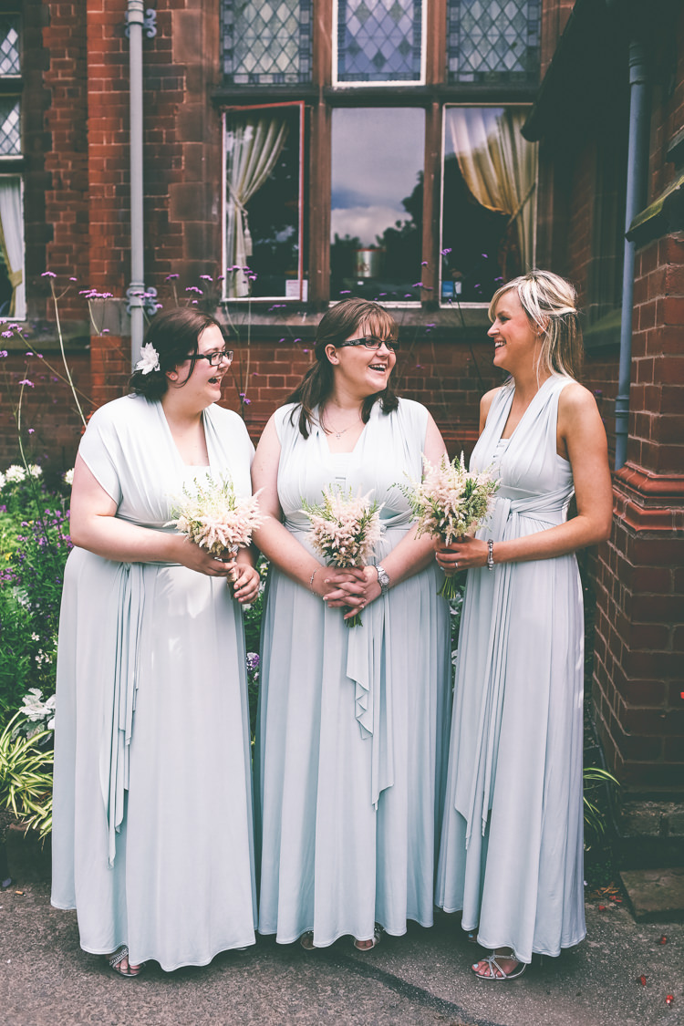 Green Long Multi Way Bridesmaid Dresses Quirky Vintage Zoo Wedding http://www.emmaboileau.co.uk/