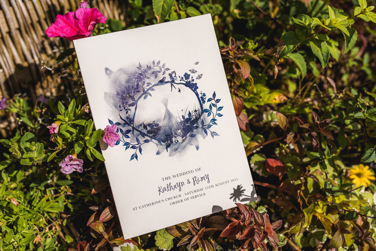 Illustrated Watercolour Whimsical Stationery Mismatched Farm Tipi Wedding http://www.andrewkeher.co.uk/