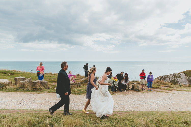 Durdle Door Cliff Wedding http://www.paulunderhill.com/