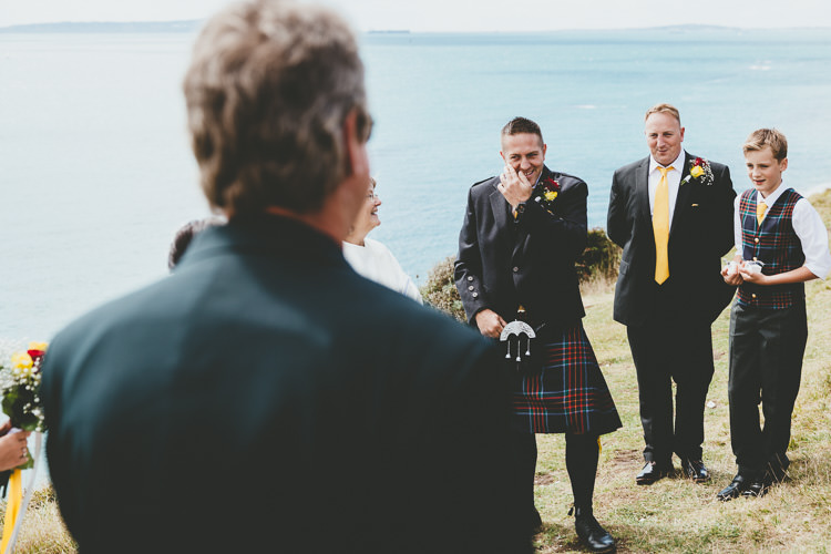 Durdle Door Cliff Wedding http://www.paulunderhill.com/