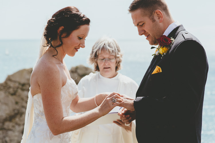 Durdle Door Cliff Wedding http://www.paulunderhill.com/