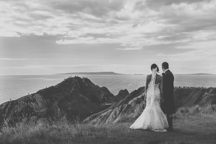 Durdle Door Cliff Wedding http://www.paulunderhill.com/