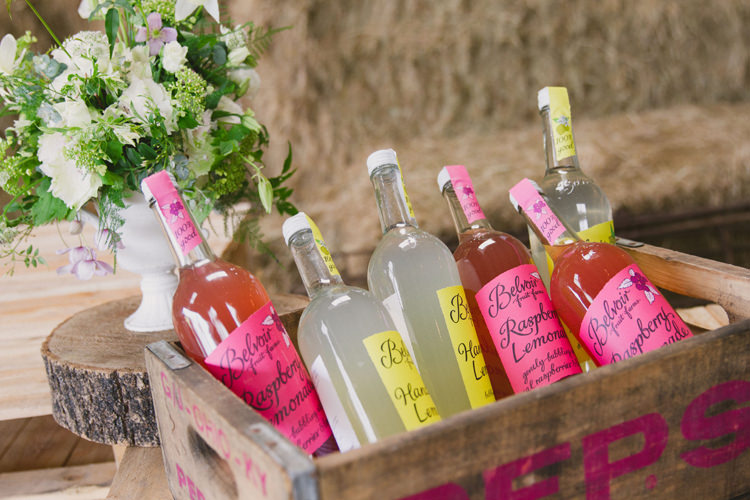 Lemonade Drinks Crate Industrial Eco Bloom Wedding Ideas http://www.mywildrose.co.uk/