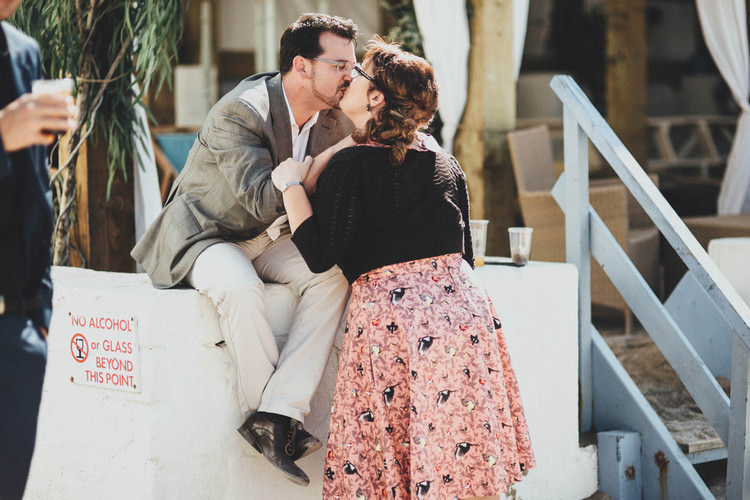 Casual Beach Dusky Pink Wedding http://www.alipaul.com/