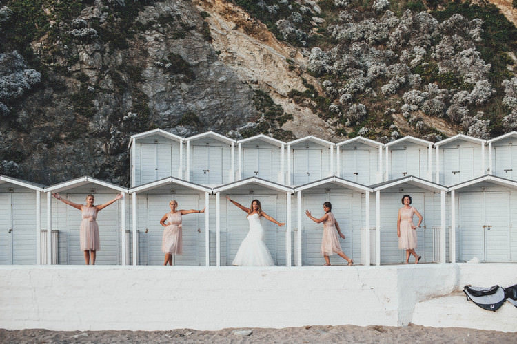 Casual Beach Dusky Pink Wedding http://www.alipaul.com/