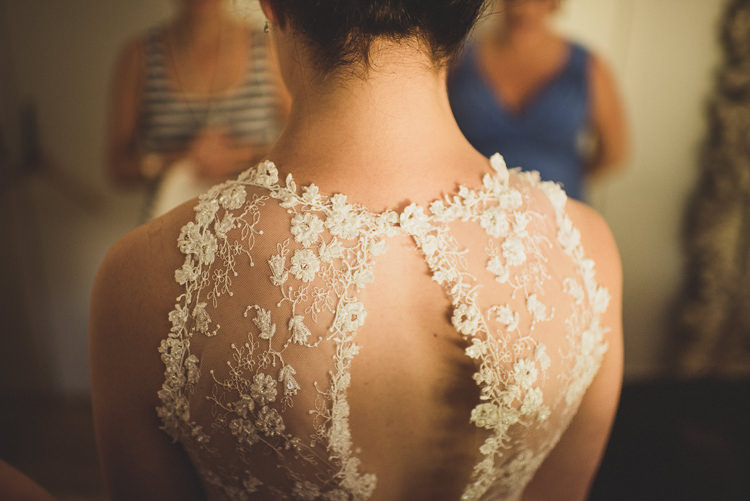 Sheer Back Bridal Bride Dress Gown Ellis Bridals Cornflower Blue Jade Green Scottish Wedding http://www.mattpenberthy.com/