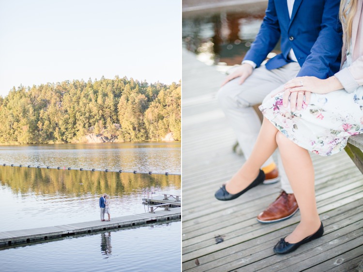 Swedish Sunset Lake Engagement http://cecelinaphotography.com/