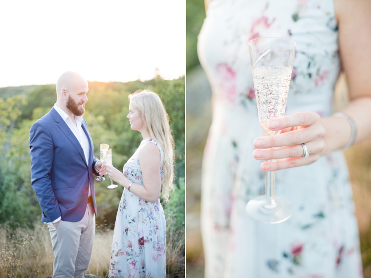 Swedish Sunset Lake Engagement http://cecelinaphotography.com/