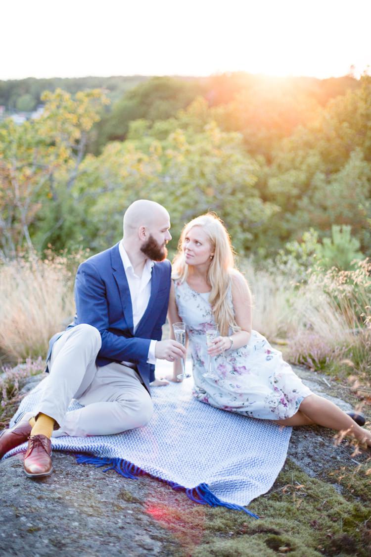 Swedish Sunset Lake Engagement http://cecelinaphotography.com/ 