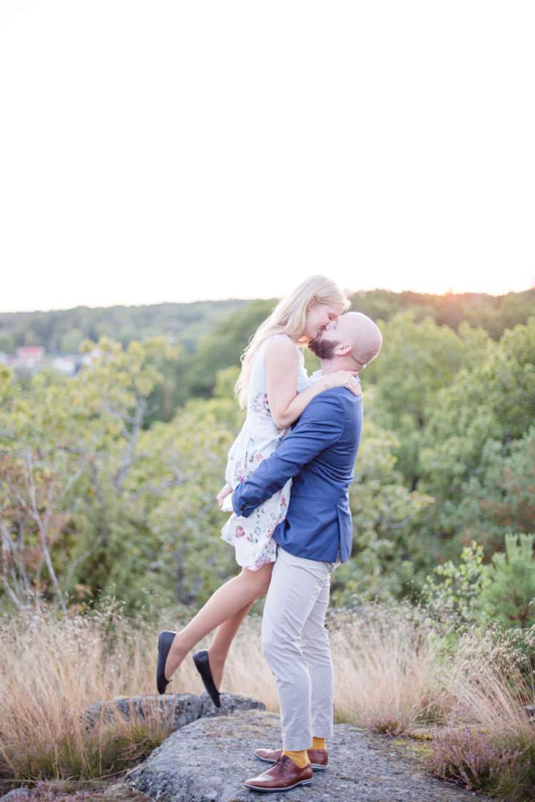 Swedish Sunset Lake Engagement http://cecelinaphotography.com/ 