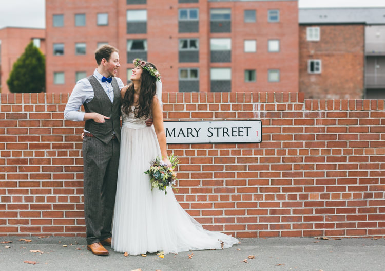 Industrial Indie Autumn City Wedding http://www.elliegracephotography.co.uk/