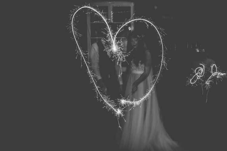 Sparklers Bride Groom Industrial Indie Autumn City Wedding http://www.elliegracephotography.co.uk/