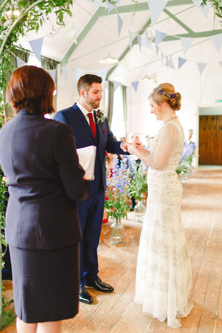 Charming Floral Filled Wedding http://www.francessales.co.uk/