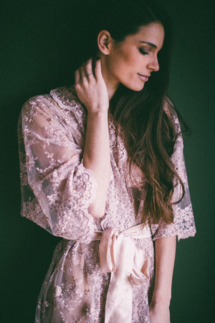PJ'S LONDON Silk Nightware Bride Bridal Wedding Honeymoon