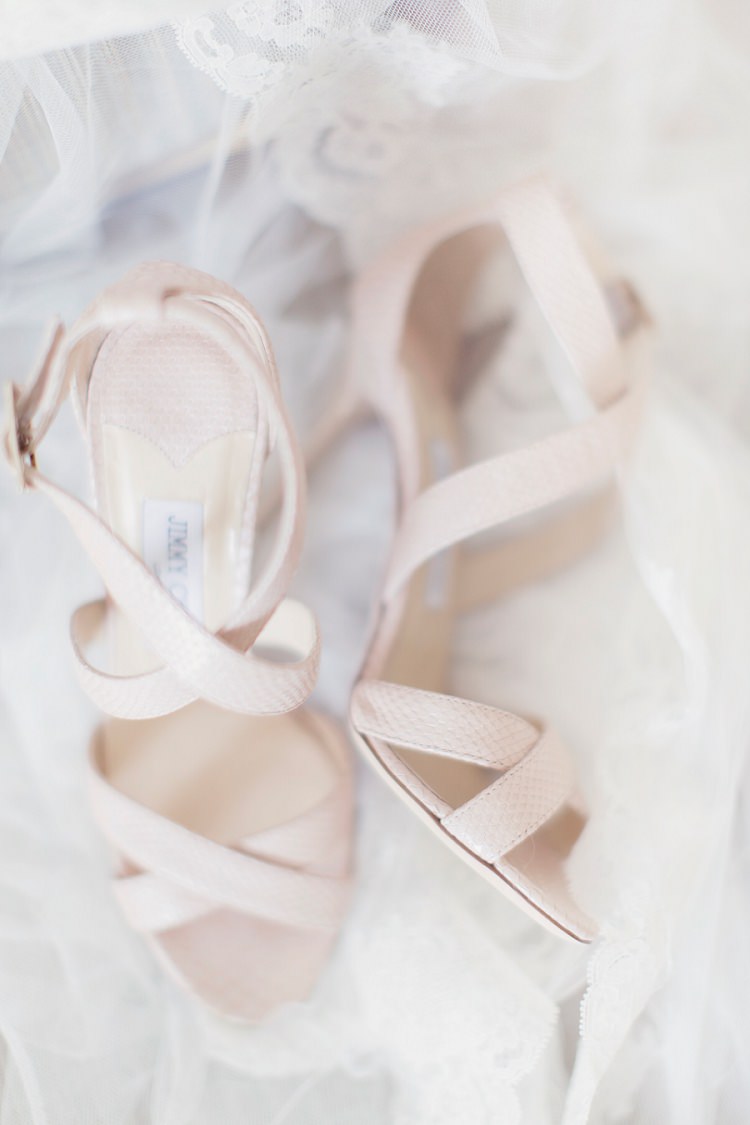 Nude Jimmy Choo Strappy Shoes Heels Bride Bridal Romantic Metallic Blush Wedding http://www.craigsandersphotography.co.uk/