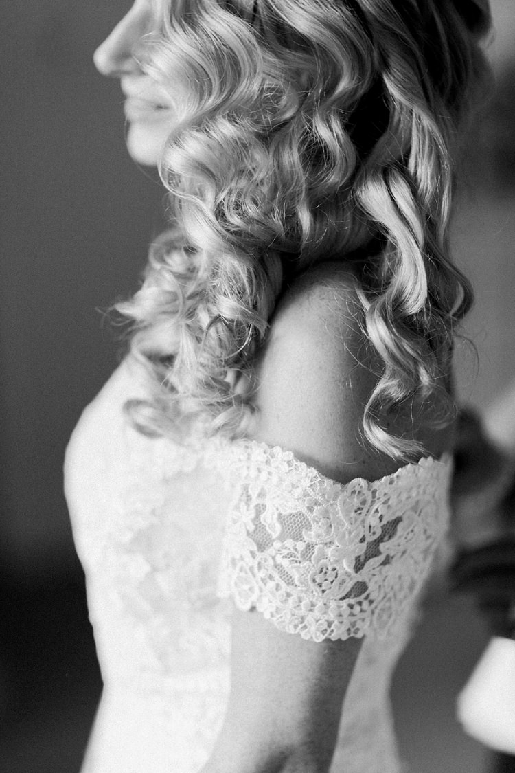 Off Shoulder Dress Gown Bride Bridal La Sposa Romantic Metallic Blush Wedding http://www.craigsandersphotography.co.uk/