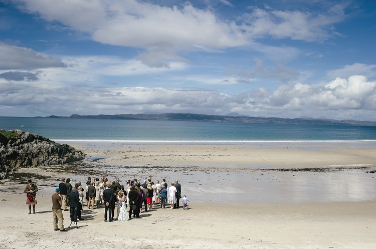 Scottish Beach Wedding http://www.kat-hill.com/