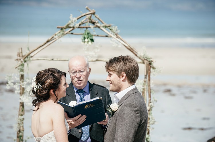 Scottish Beach Wedding http://www.kat-hill.com/