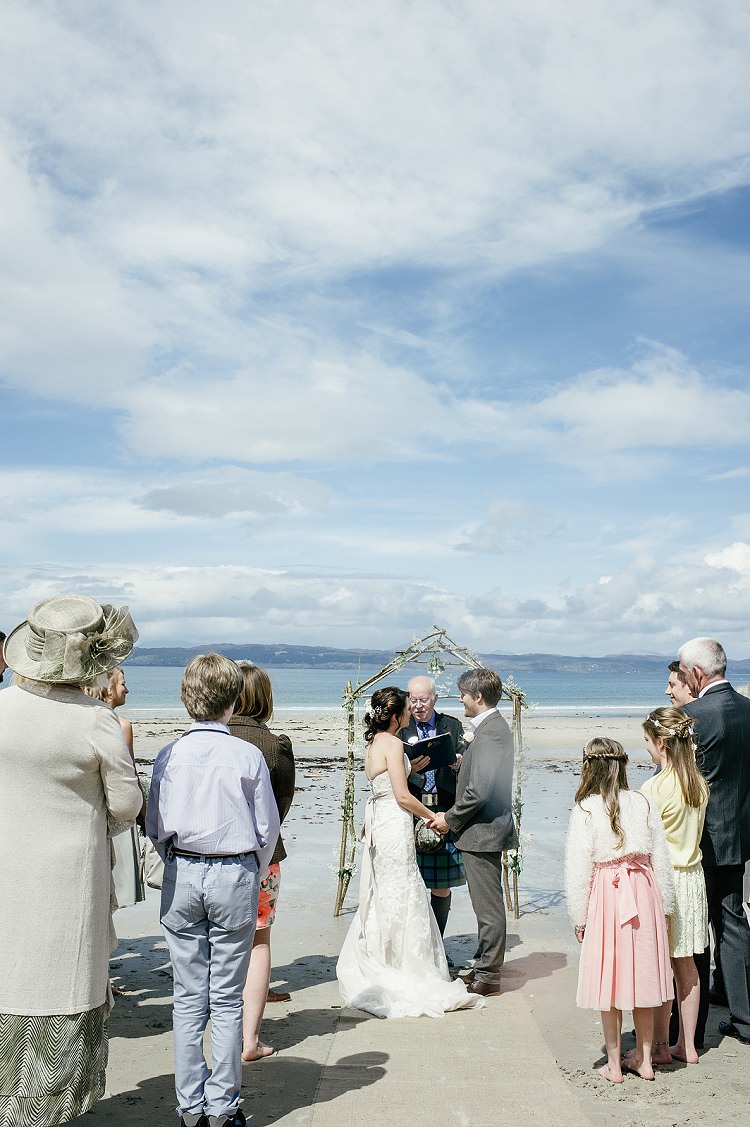 Scottish Beach Wedding http://www.kat-hill.com/