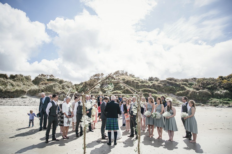Scottish Beach Wedding http://www.kat-hill.com/
