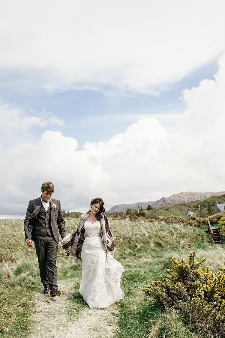 Scottish Beach Wedding http://www.kat-hill.com/