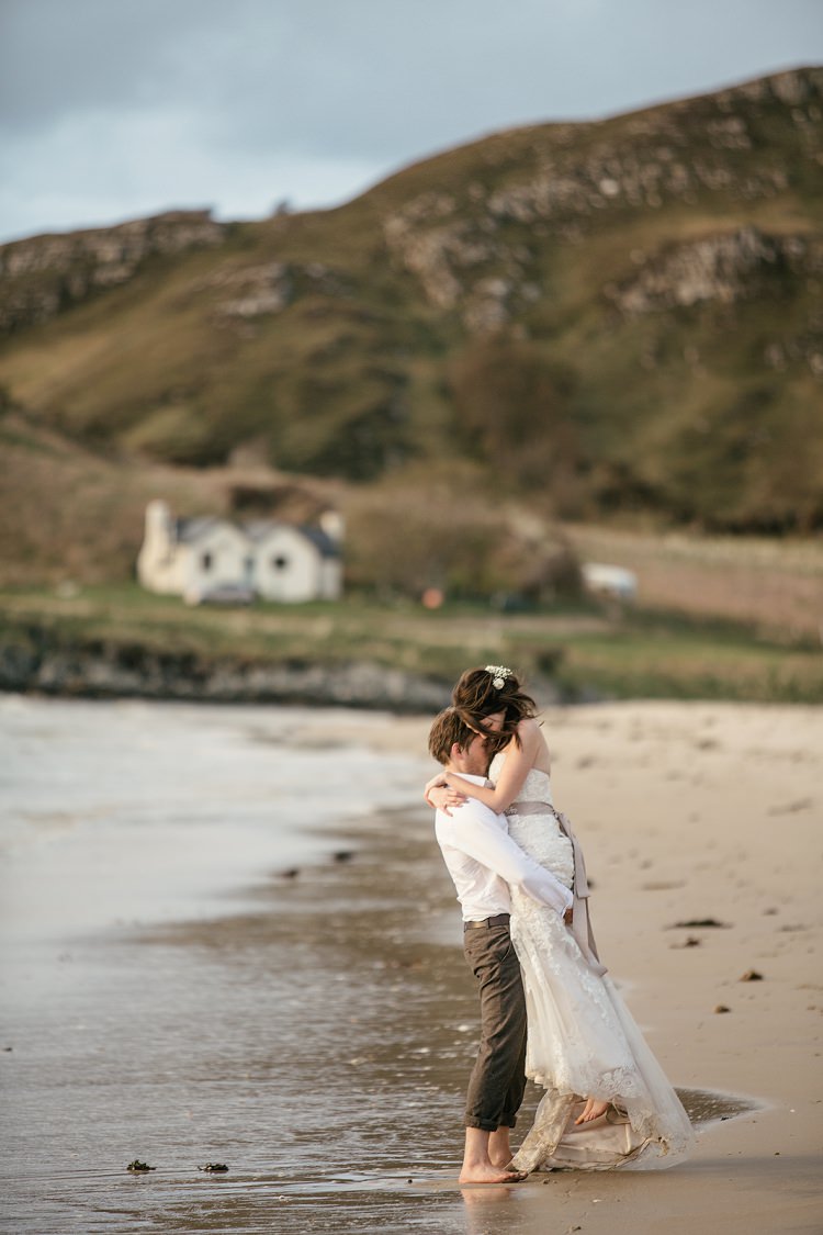 Scottish Beach Wedding http://www.kat-hill.com/