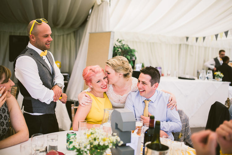 Quirky Modern Yellow Grey City Wedding http://jenmarino.com/