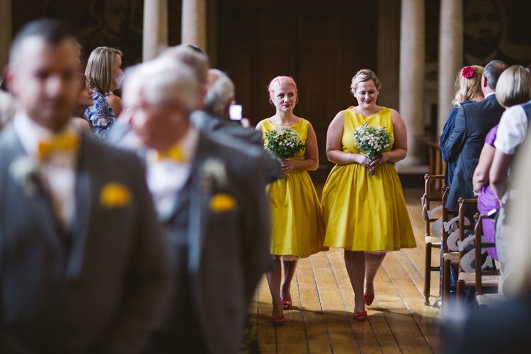 Quirky Modern Yellow Grey City Wedding http://jenmarino.com/