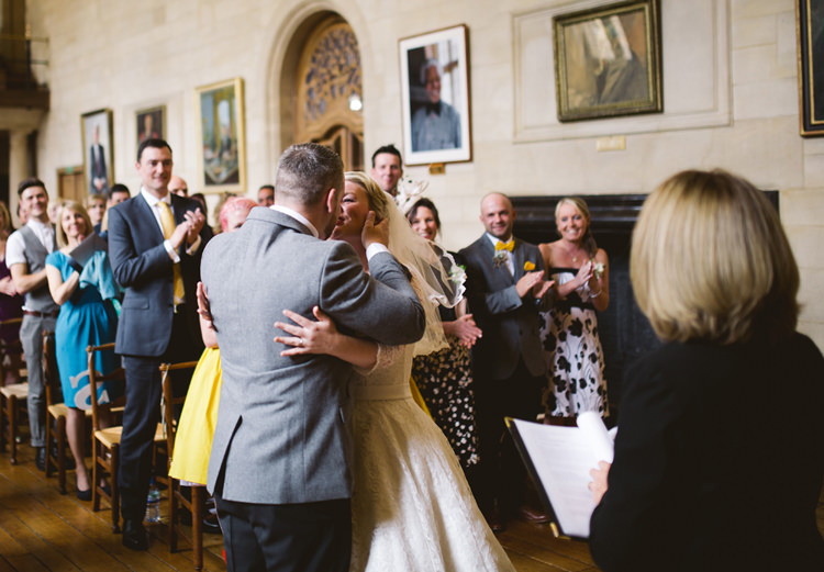 Quirky Modern Yellow Grey City Wedding http://jenmarino.com/