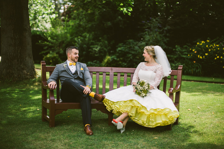 Quirky Modern Yellow Grey City Wedding http://jenmarino.com/