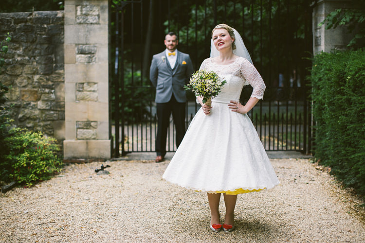 Quirky Modern Yellow Grey City Wedding http://jenmarino.com/