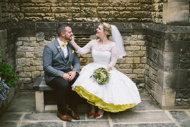 Quirky Modern Yellow Grey City Wedding http://jenmarino.com/