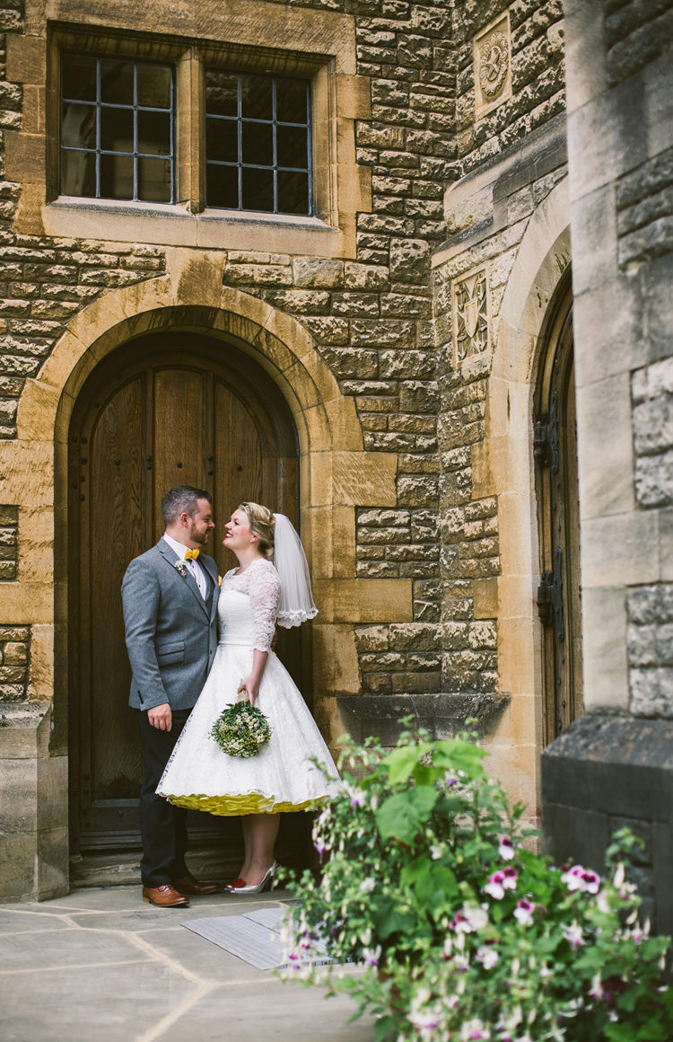 Quirky Modern Yellow Grey City Wedding http://jenmarino.com/