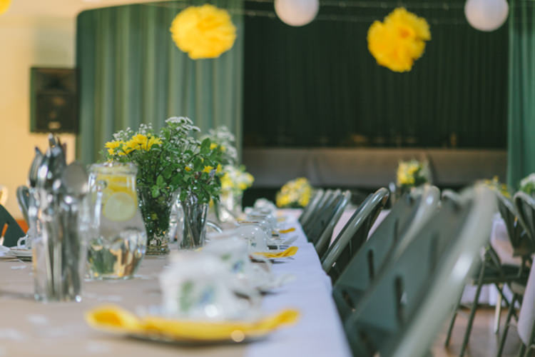 Crafty Yellow Vintage Village Hall Wedding http://www.suekwiatkowska.com/