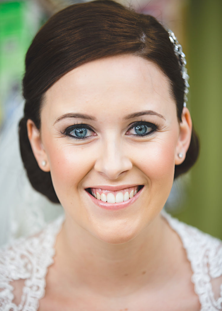 Bride Bridal Make Up Beautiful Pretty Natural Pale Pink & Lace Farm Wedding http://hbaphotography.com/