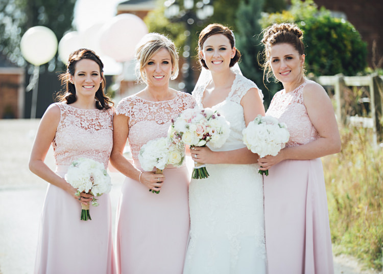 Pale Pink & Lace Farm Wedding http://hbaphotography.com/