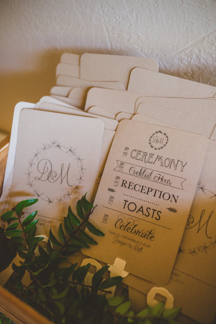 Stationery Brown Paper Kraft Card Order Service Day Whimsical Woodland Earthy Wedding Georgia http://www.ambercatherphotography.com/