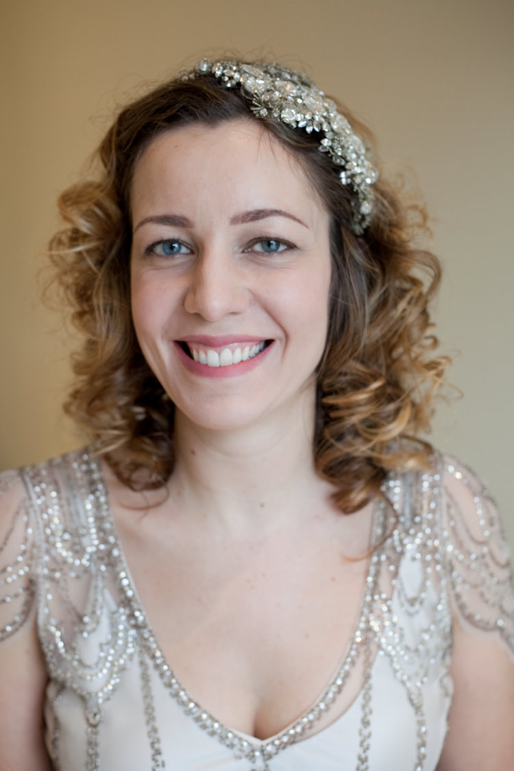 Jenny Packham Hair Accessory Bride Bridal Curls Waves Holkham Beach Vow Renewal http://emmastonerweddings.com/