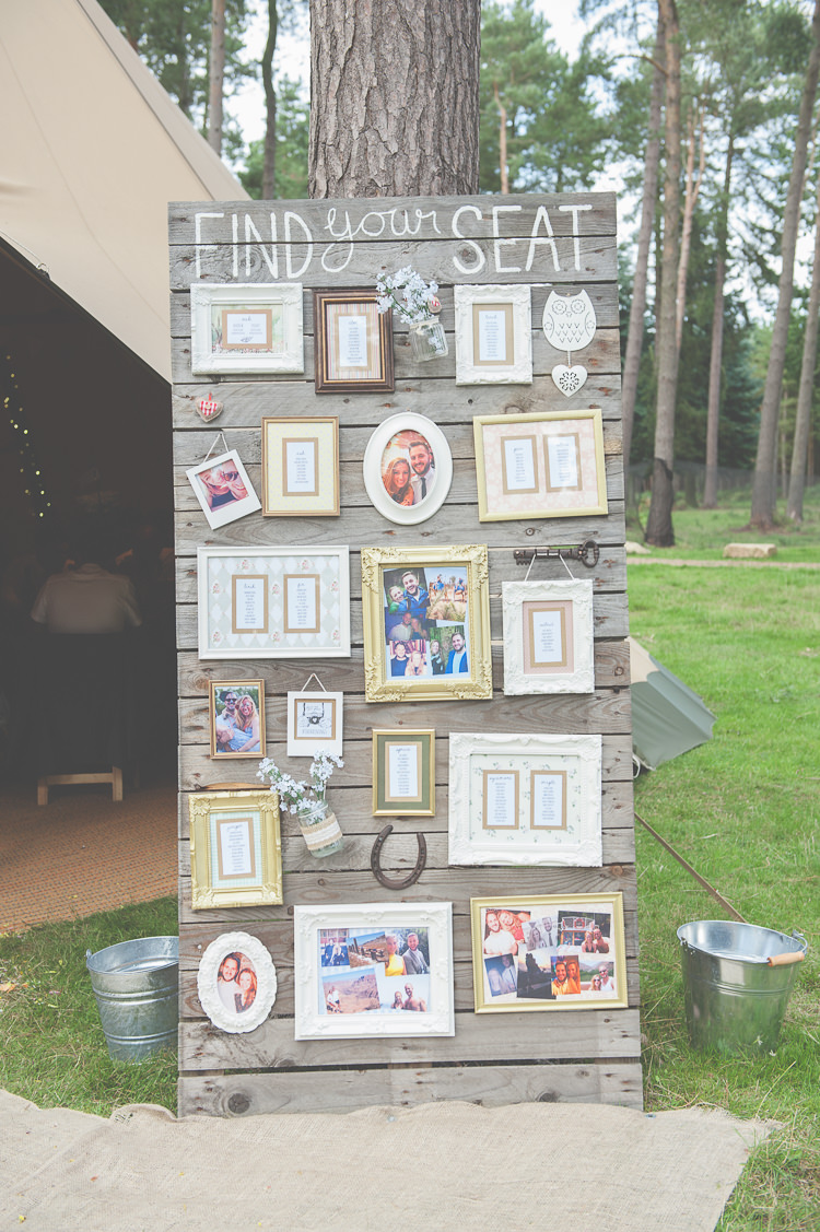 Wooden Pallet Table Seating Plan Frames Chart Quirky Natural Woodland Wedding http://lisahowardphotography.co.uk/