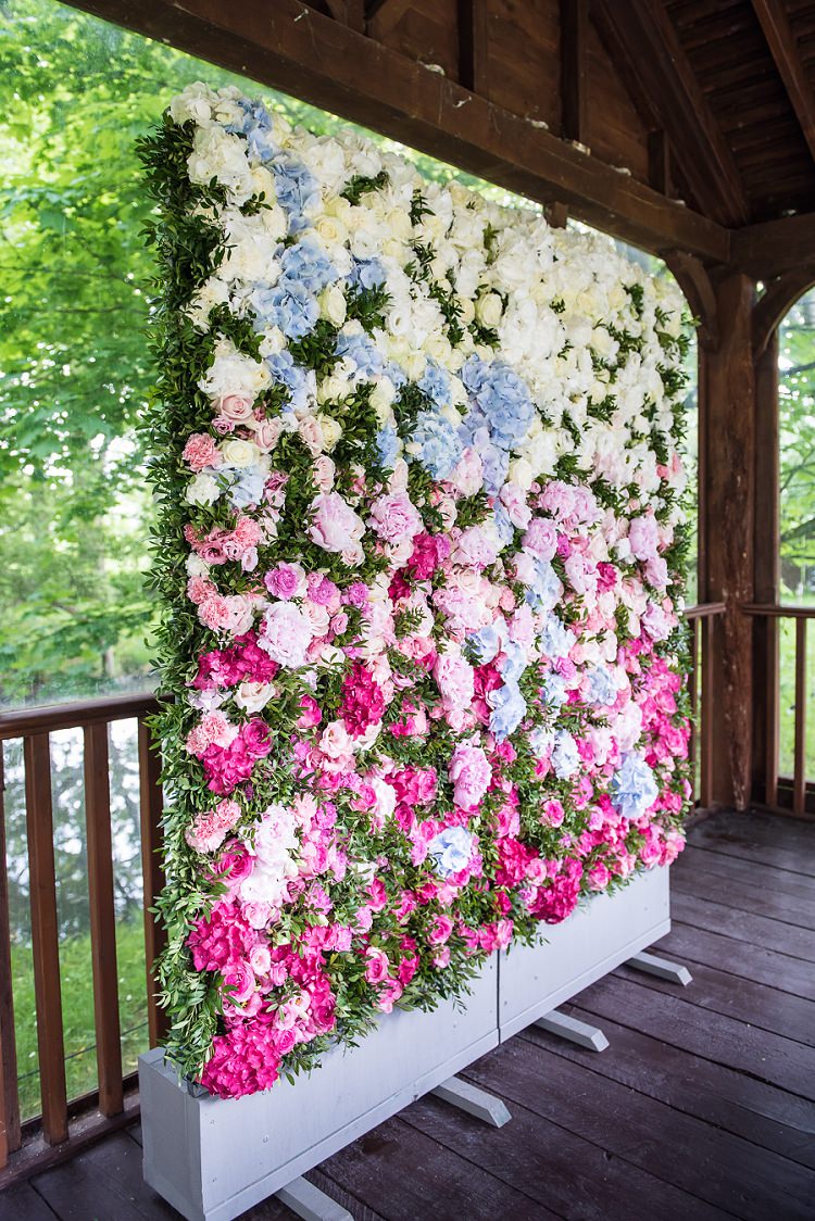 Wedding Backdrop Ceremony Flower Wall Sara Reeve